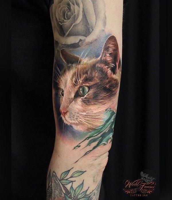 100+ Examples of Cute Cat Tattoo