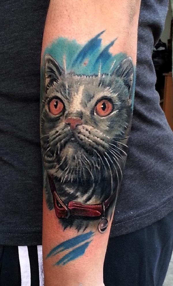 100+ Examples of Cute Cat Tattoo