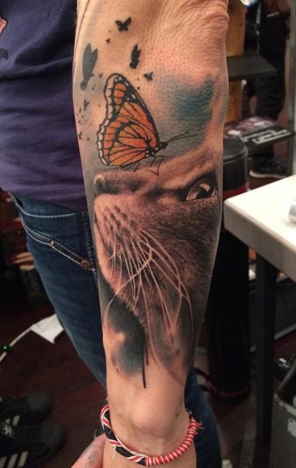 100+ Examples of Cute Cat Tattoo