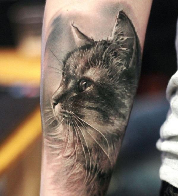 100+ Examples of Cute Cat Tattoo