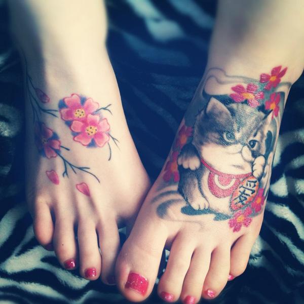 100+ Examples of Cute Cat Tattoo