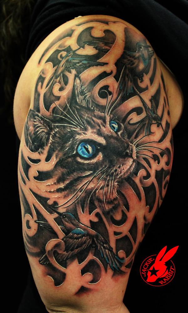 100+ Examples of Cute Cat Tattoo