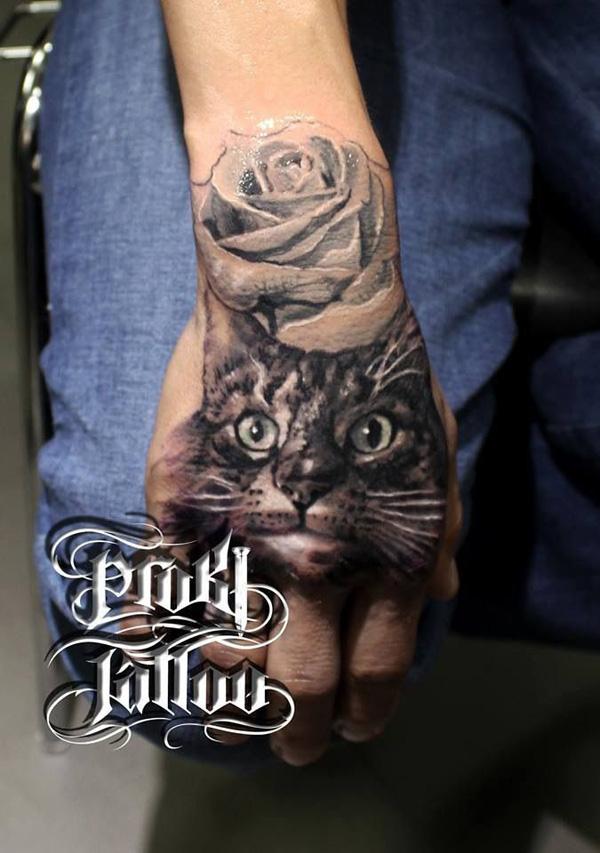 100+ Examples of Cute Cat Tattoo
