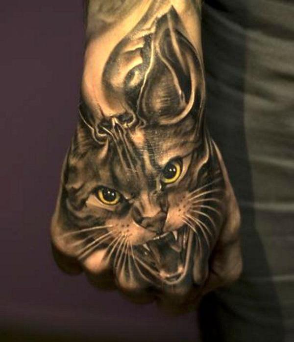 100+ Examples of Cute Cat Tattoo