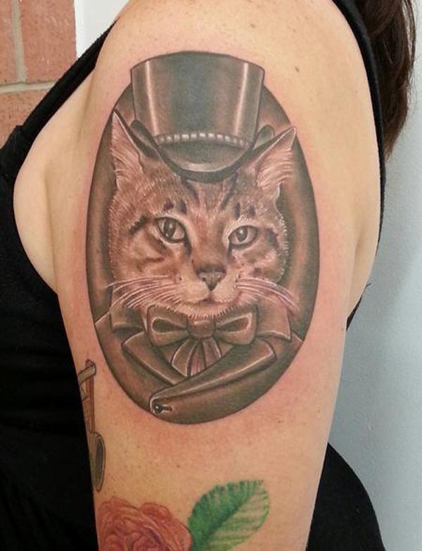 100+ Examples of Cute Cat Tattoo