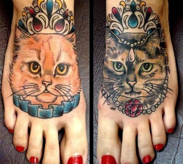 100+ Examples of Cute Cat Tattoo