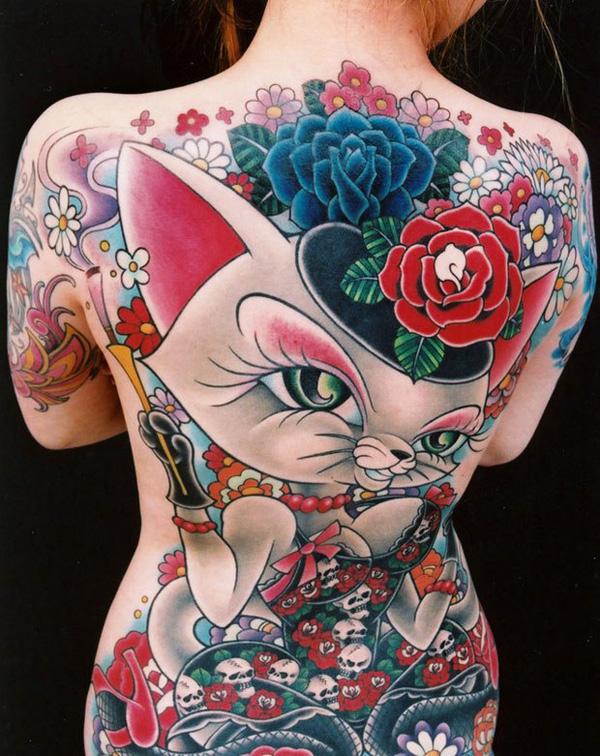 100+ Examples of Cute Cat Tattoo