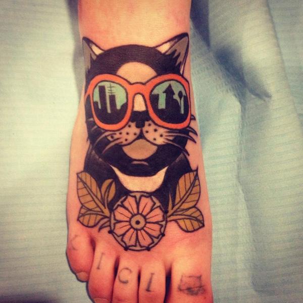 100+ Examples of Cute Cat Tattoo
