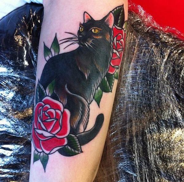 100+ Examples of Cute Cat Tattoo