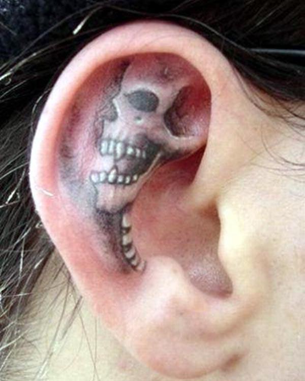55 Incredible Ear Tattoos