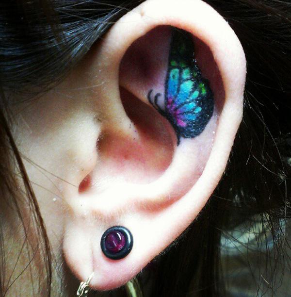 55 Incredible Ear Tattoos