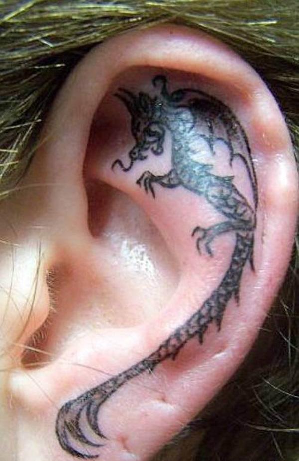 55 Incredible Ear Tattoos
