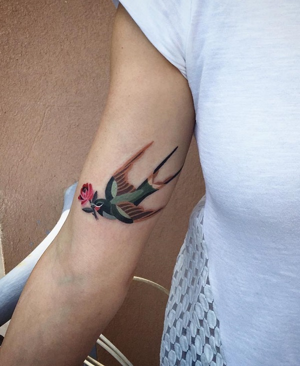 100+ Lovely Swallow Tattoos with Meaning