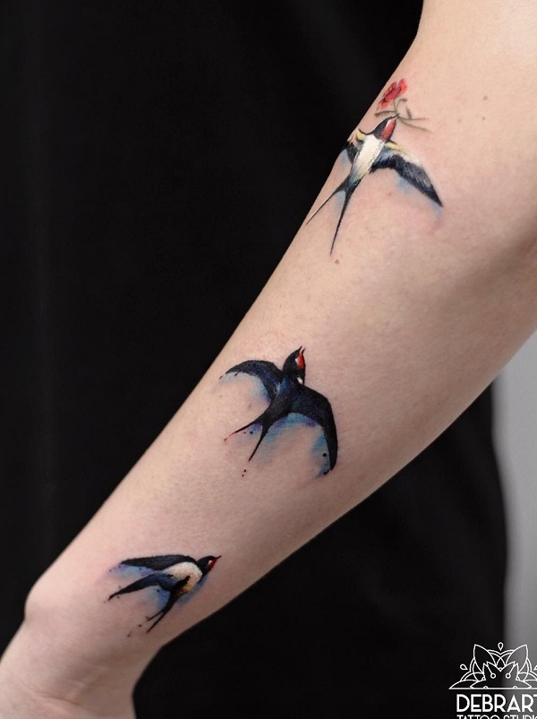 100+ Lovely Swallow Tattoos with Meaning