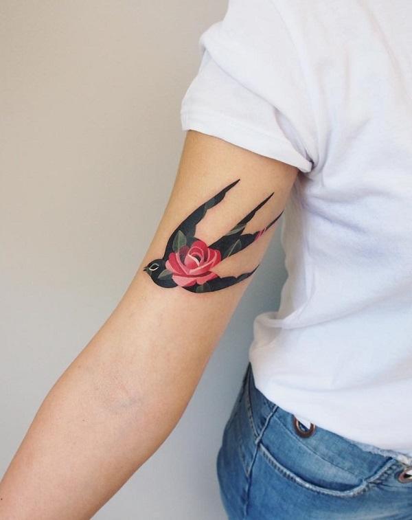 100+ Lovely Swallow Tattoos with Meaning