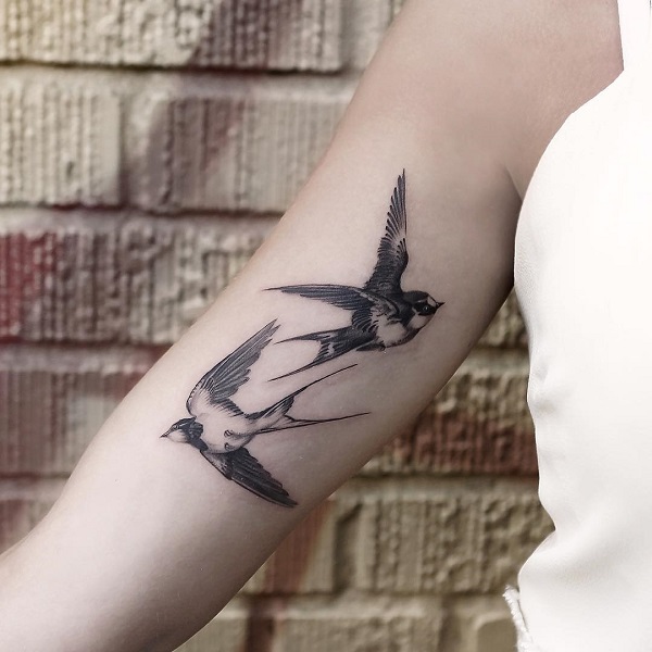 100+ Lovely Swallow Tattoos with Meaning