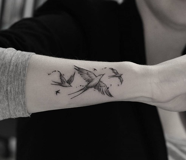 100+ Lovely Swallow Tattoos with Meaning
