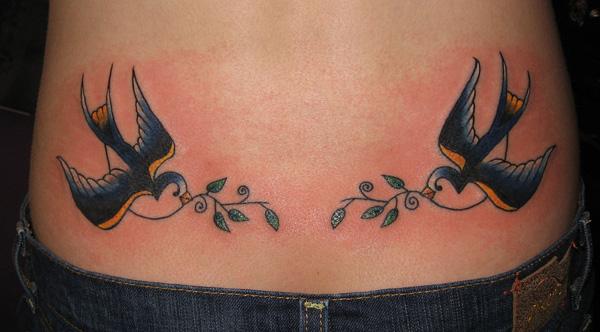 60+ Low Back Tattoos for women