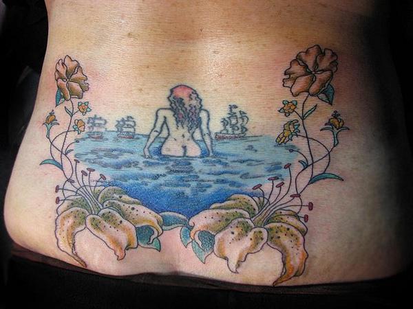 60+ Low Back Tattoos for women