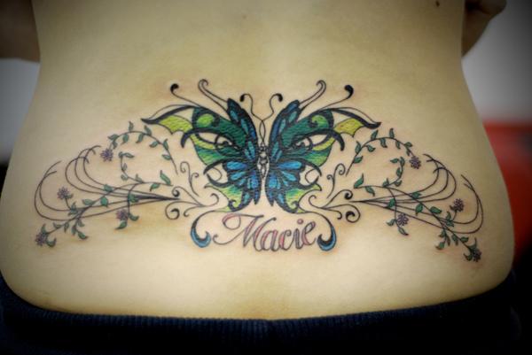 60+ Low Back Tattoos for women