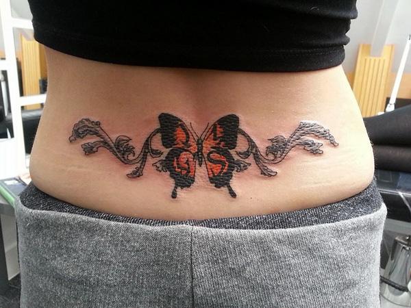 60+ Low Back Tattoos for women