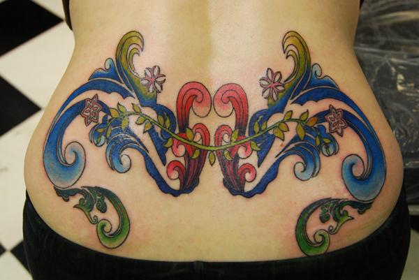 60+ Low Back Tattoos for women