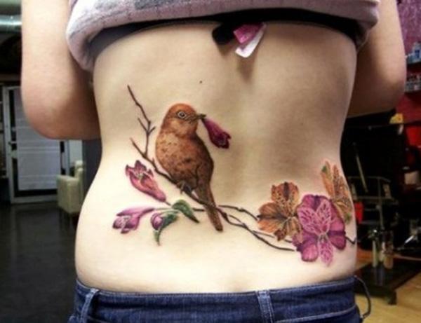 60+ Low Back Tattoos for women