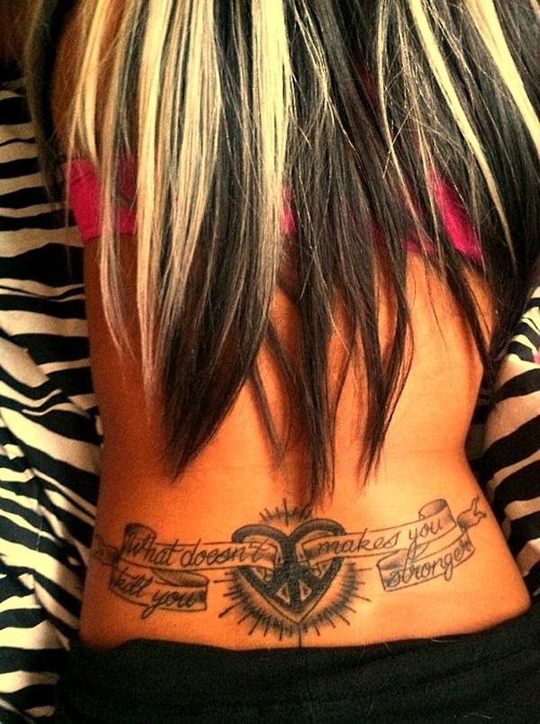 60+ Low Back Tattoos for women