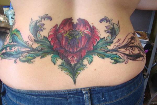 60+ Low Back Tattoos for women