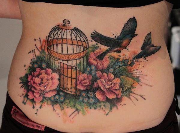 60+ Low Back Tattoos for women