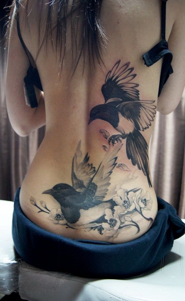 60+ Low Back Tattoos for women