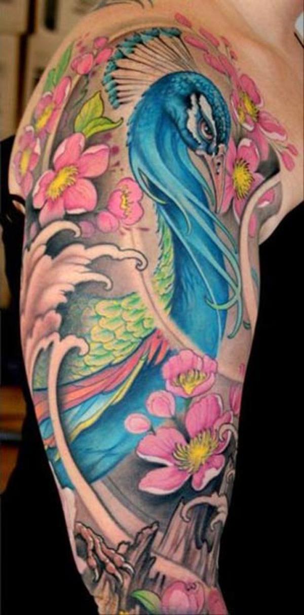 55+ Vibrant Peacock Tattoo Designs