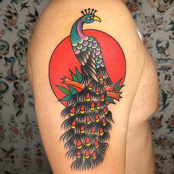 55+ Vibrant Peacock Tattoo Designs