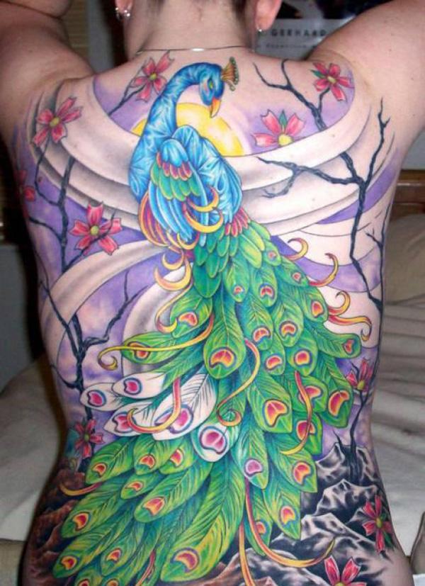 55+ Vibrant Peacock Tattoo Designs