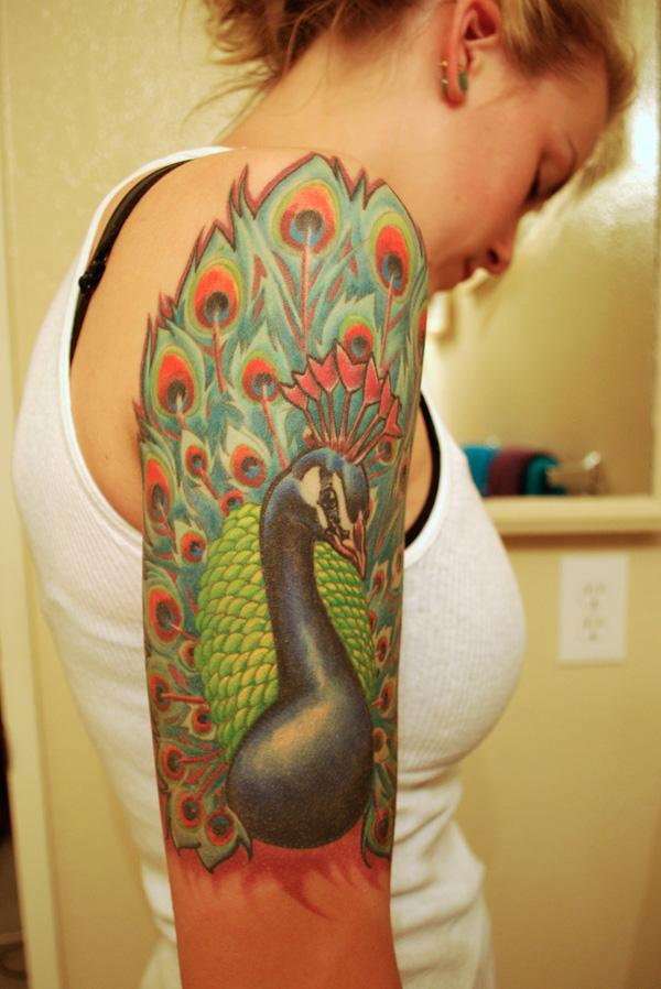 55+ Vibrant Peacock Tattoo Designs