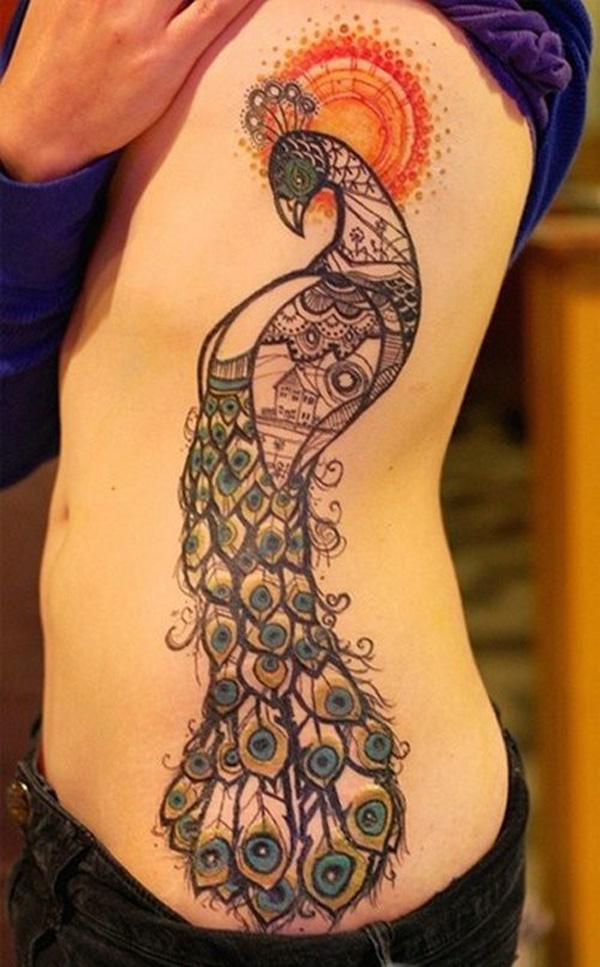 55+ Vibrant Peacock Tattoo Designs