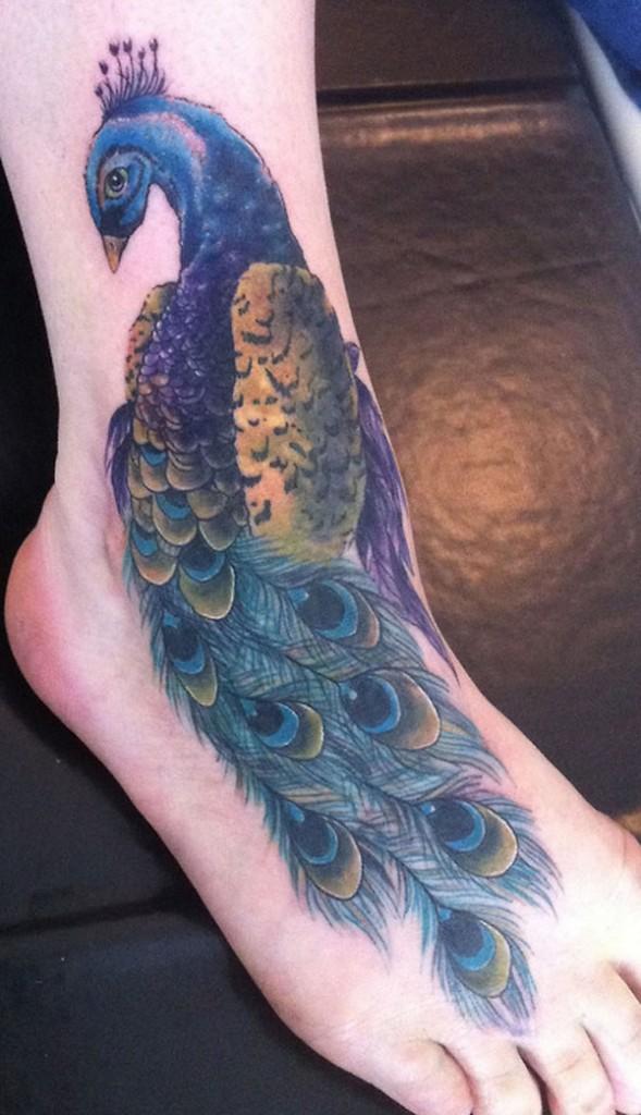 55+ Vibrant Peacock Tattoo Designs