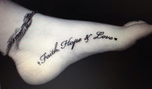 35 Inspiring Faith Tattoos
