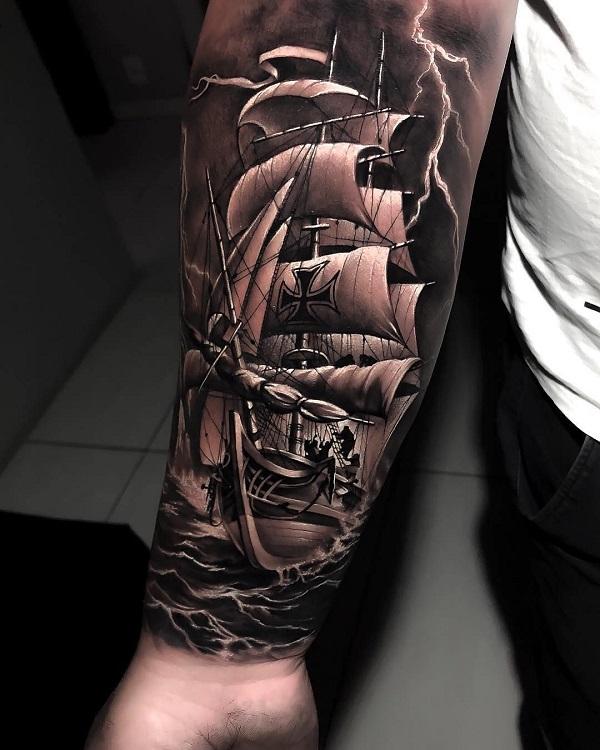 100 Boat Tattoo Designs