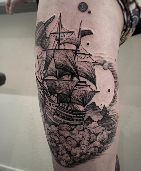100 Boat Tattoo Designs