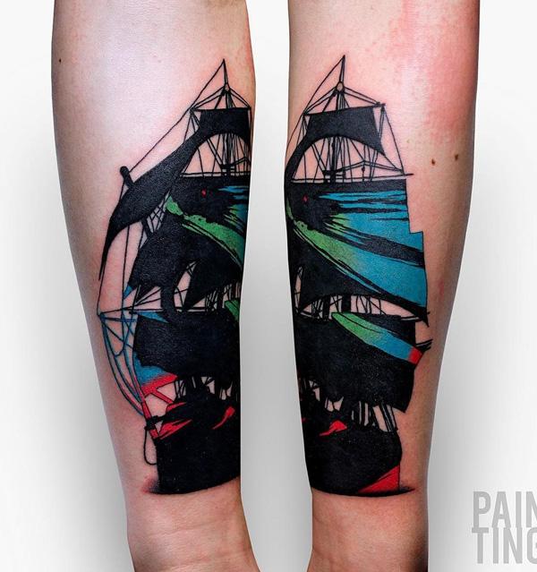 100 Boat Tattoo Designs