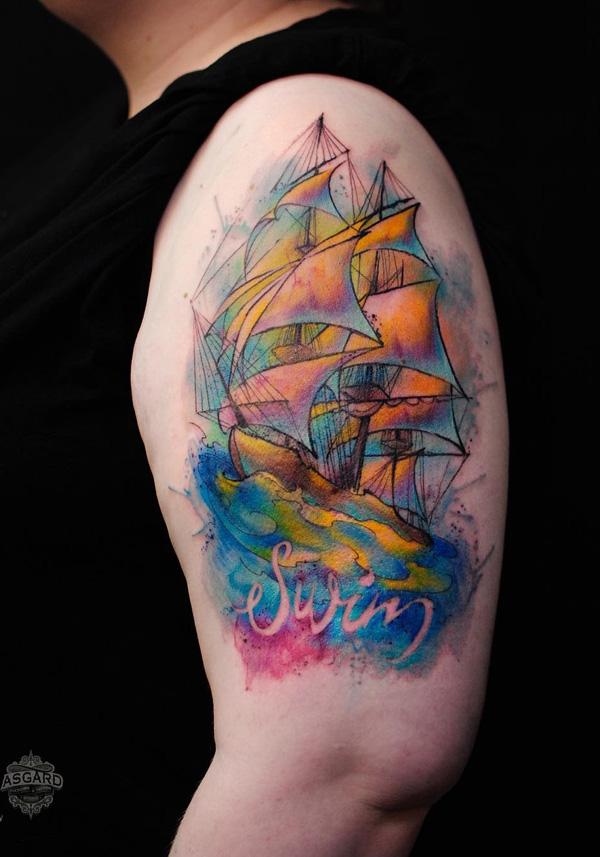 100 Boat Tattoo Designs