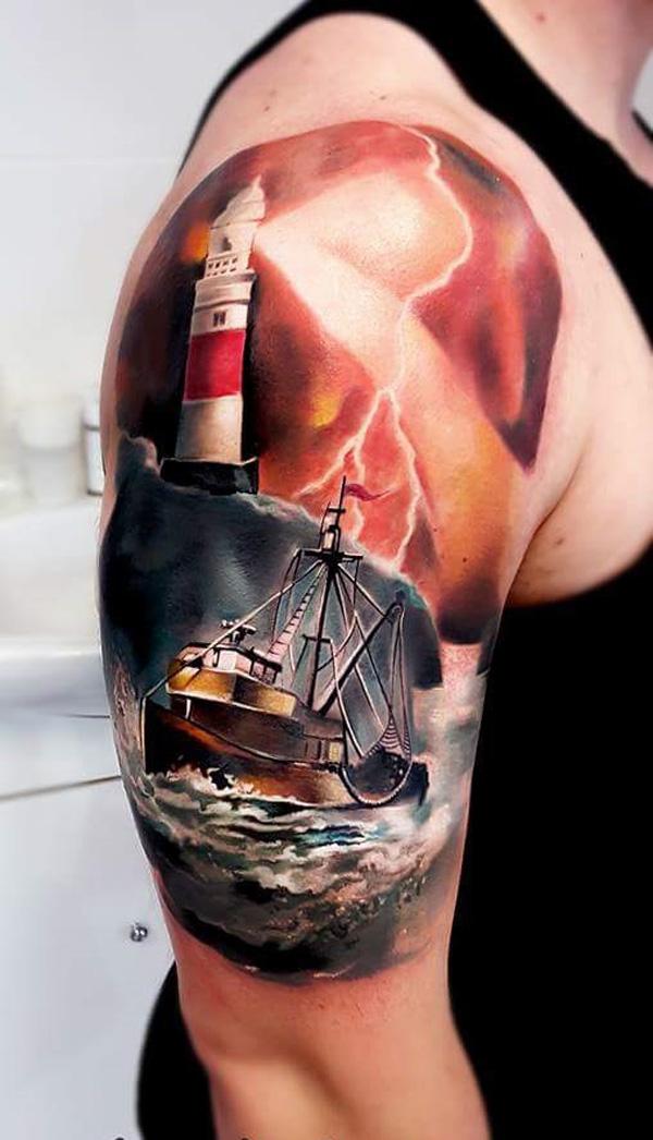 100 Boat Tattoo Designs