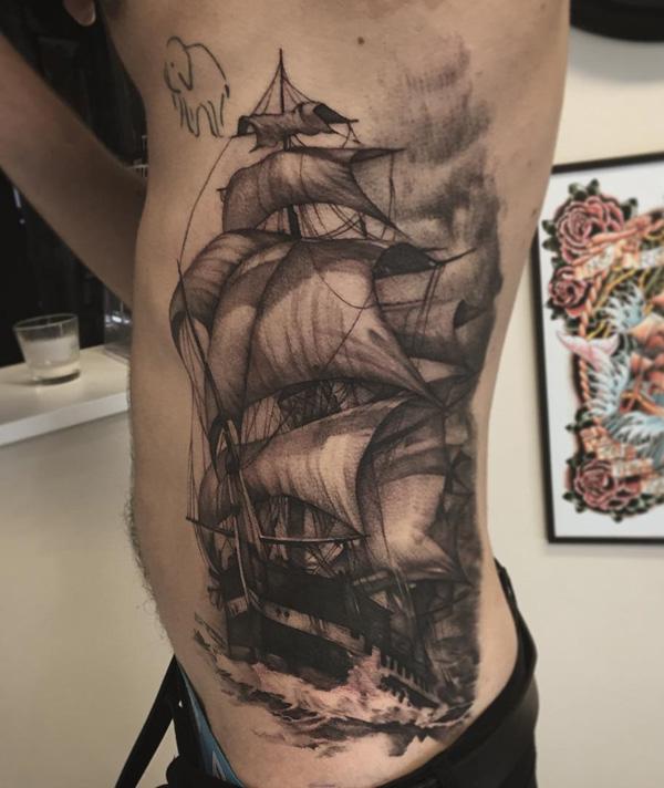 100 Boat Tattoo Designs