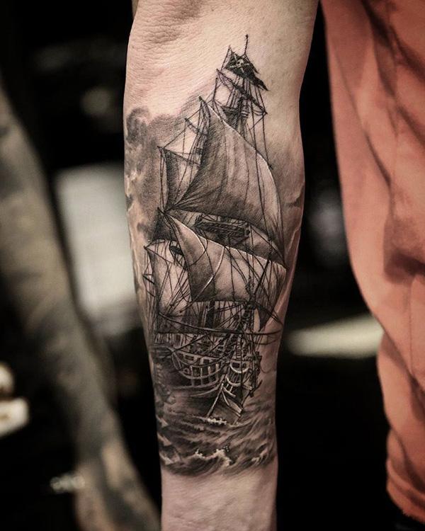 100 Boat Tattoo Designs