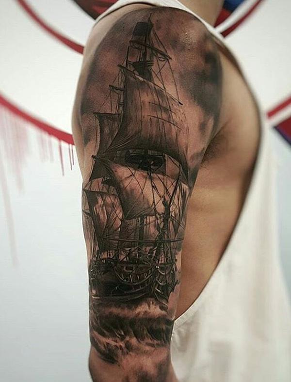 100 Boat Tattoo Designs