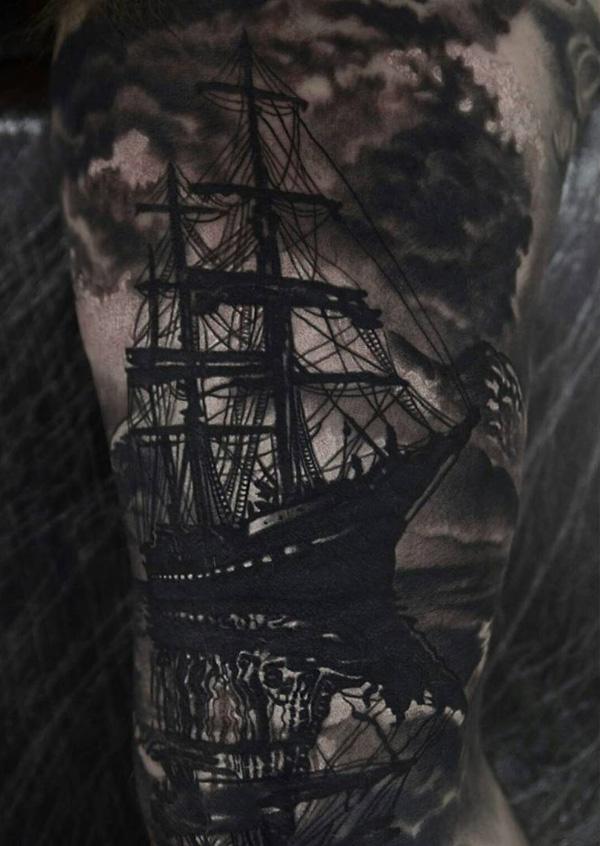 100 Boat Tattoo Designs