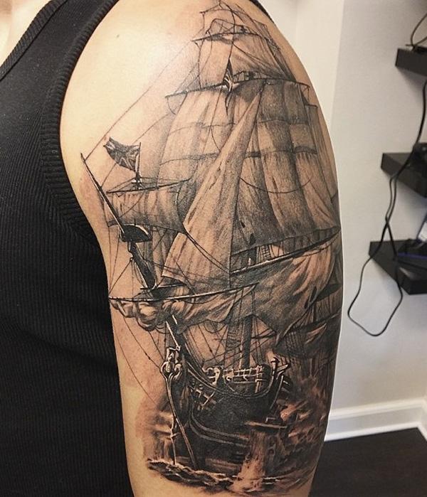 100 Boat Tattoo Designs