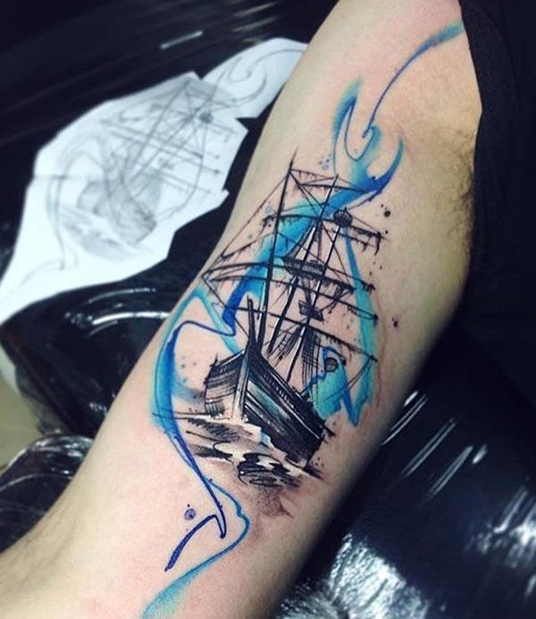 100 Boat Tattoo Designs