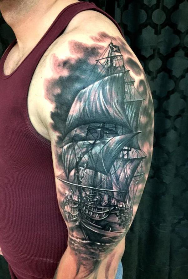 100 Boat Tattoo Designs